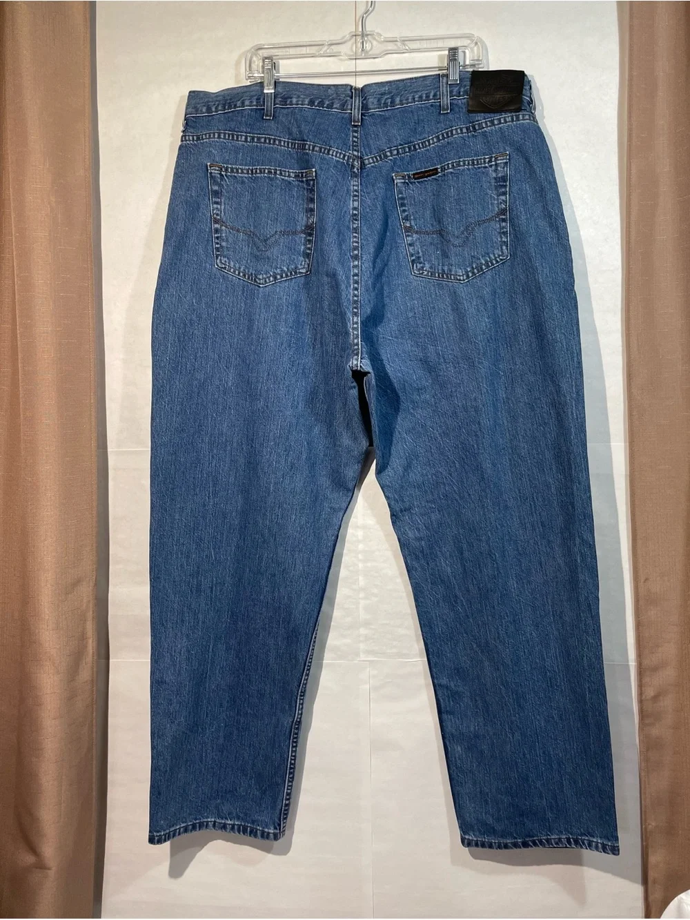 Vintage Harley-Davidson Men’s 44x32 Classic Blue Relaxed Denim Jeans VGUC